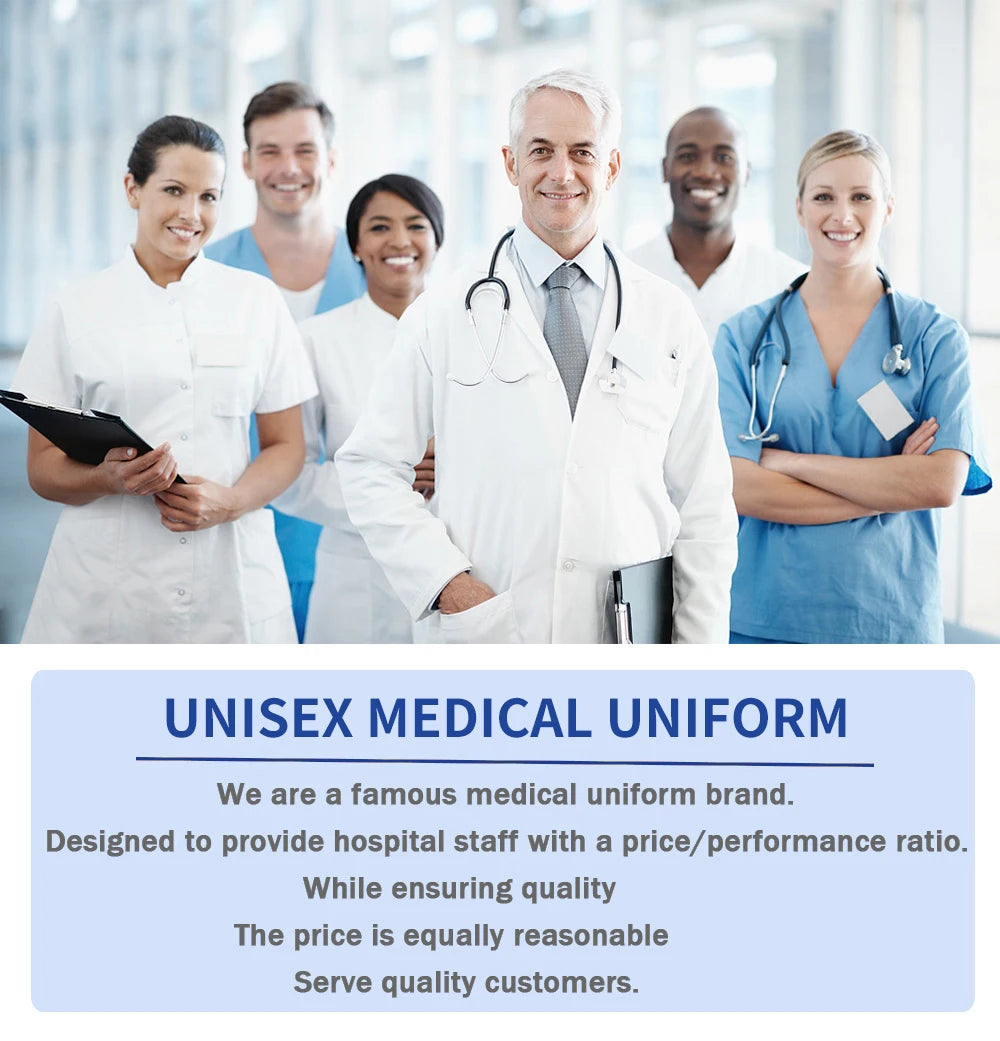 Wholesale Pharmacy Work Suit Hospital Pet Grooming Working Clothes Scrub Tops Pant Nurse Doctor Surgical Uniform Women Scrub Set
