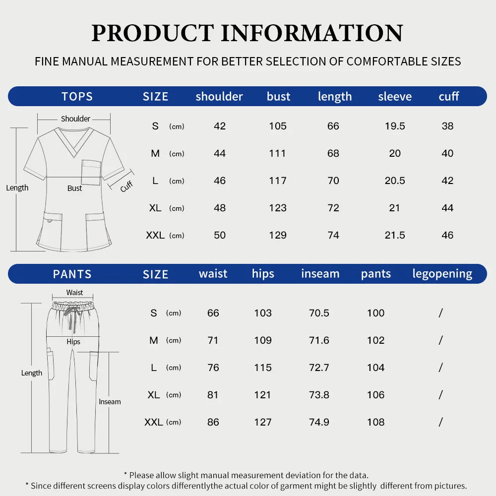 Wholesale Pharmacy Work Suit Hospital Pet Grooming Working Clothes Scrub Tops Pant Nurse Doctor Surgical Uniform Women Scrub Set
